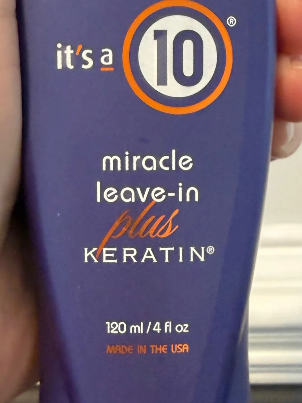 It's a 10 travel size miracle leave-in plus keratin
